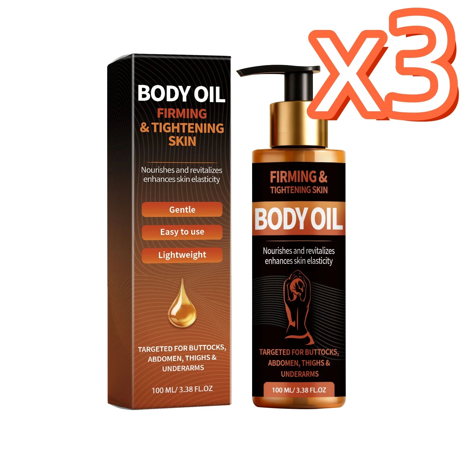 Jojoba Seed Body Firming Oil – Lift, Tighten & Moisturize Body Firming Oil Zpaxo 100ml Boxed x3