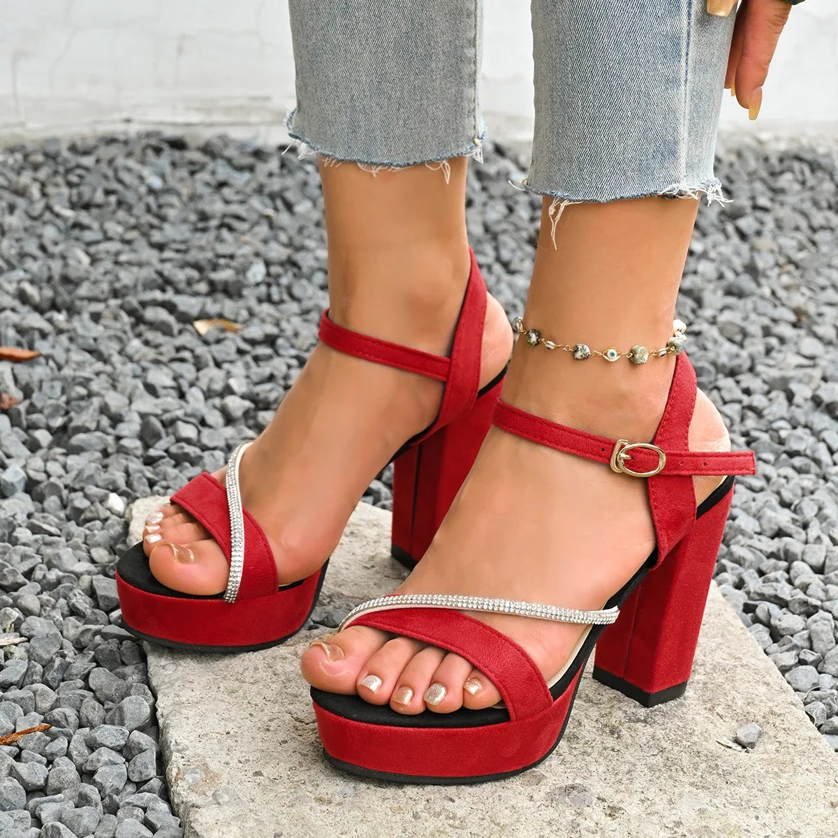 Women Heels Sandals Luxury Designer Sexy Summer Fashion Shoes Elegant Zpaxo