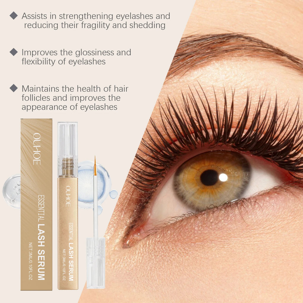 Eyelash Growth Serum Nourishing Lashes Eyebrow Enhancer Natural Fuller Booster Longer Thicker Lengthening Charming Eye Cosmetics Zpaxo