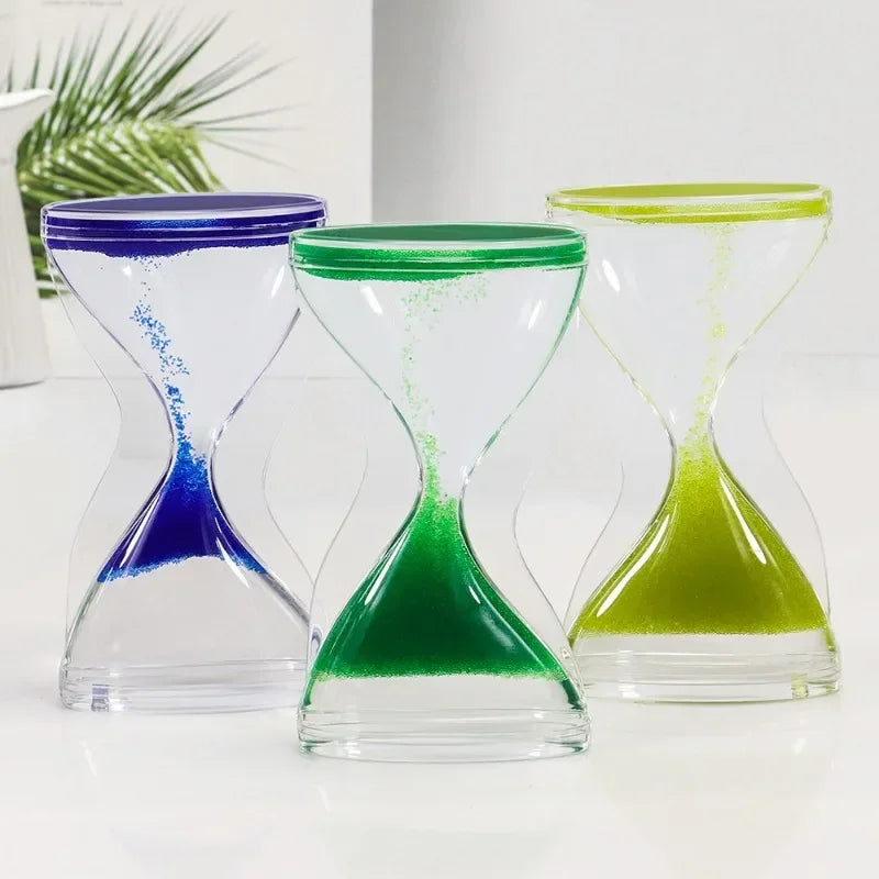 3 Colors Creative Upward Flowing Home Hourglass Timer Stress Reliever Office Desktop Ornaments Home Decoration Crafts Zpaxo