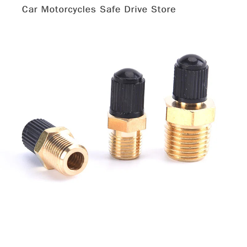 CM1 NPT Solid Nickel Plated Brass Air Compressor Tank Fill Valve Male