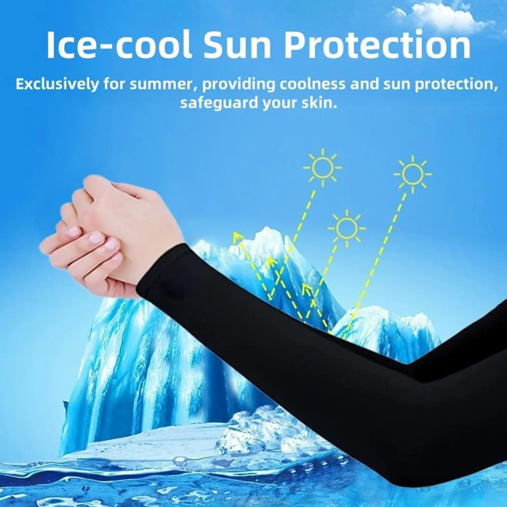 Arm Sleeves 1Pairs UV Arm Sun Sleeves Breathable Protection for Driving Sports Hiking Outdoor Summer Activities Sun Protection Zpaxo