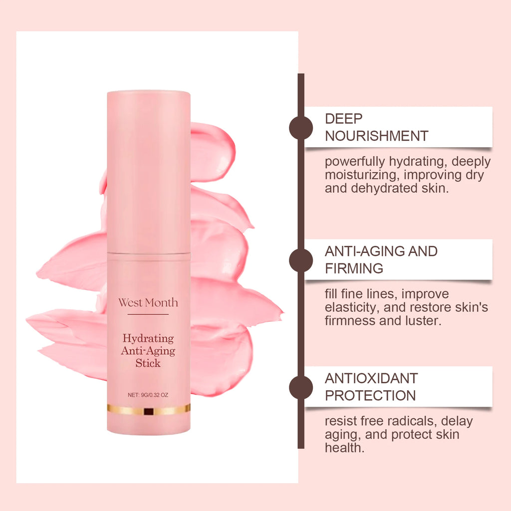 Collagen Firming Balm Stick – Anti-Aging Hydrating Skin Care Facial Balm Stick Zpaxo