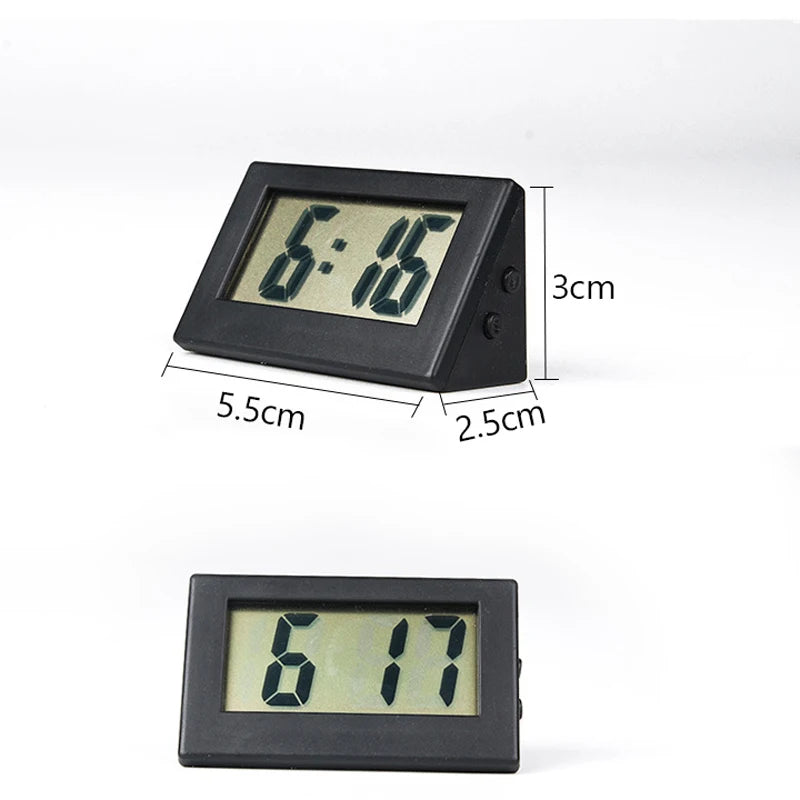 Simple Desktop Clock Mini Digital Small Silent Alarm Car