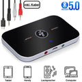 Wireless 2in1 Aux Audio Adapter Bluetooth 5 0 Transmitter Receiver TV