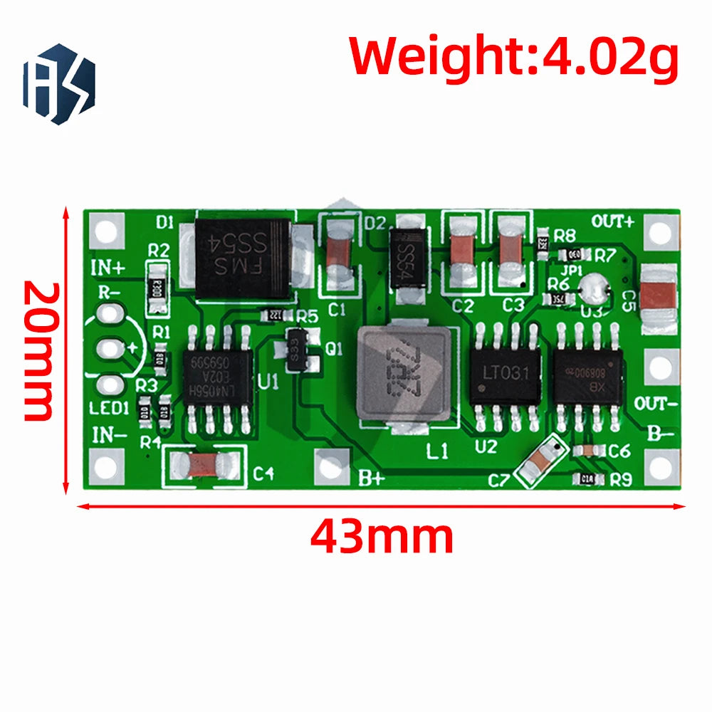 Uninterruptible Power Supply Module (5V 2A): 12V Polymer Lithium UPS – Protection & Route Monitoring Functions Included Zpaxo