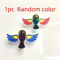 Shaking Wings Design Motorcycle Rearview Mirror Decoration Decorative Accessories Bird Shape Car Sunroof Decoration Zpaxo Random color