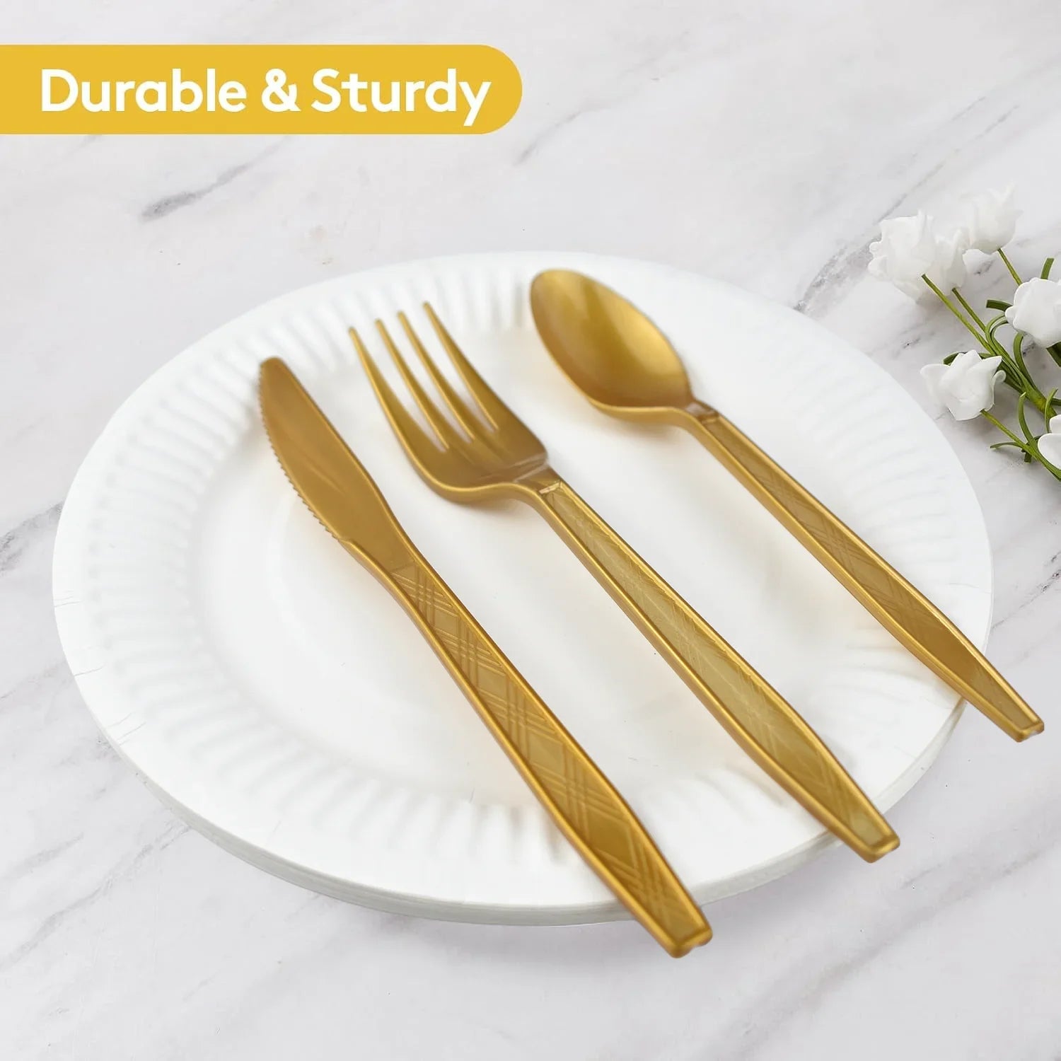 Pink Party Supplies Set Include Paper Plastic Spoons Forks Knives 9/7 Inch Disposable Dinner Dessert Plates Outdoor camping Zpaxo