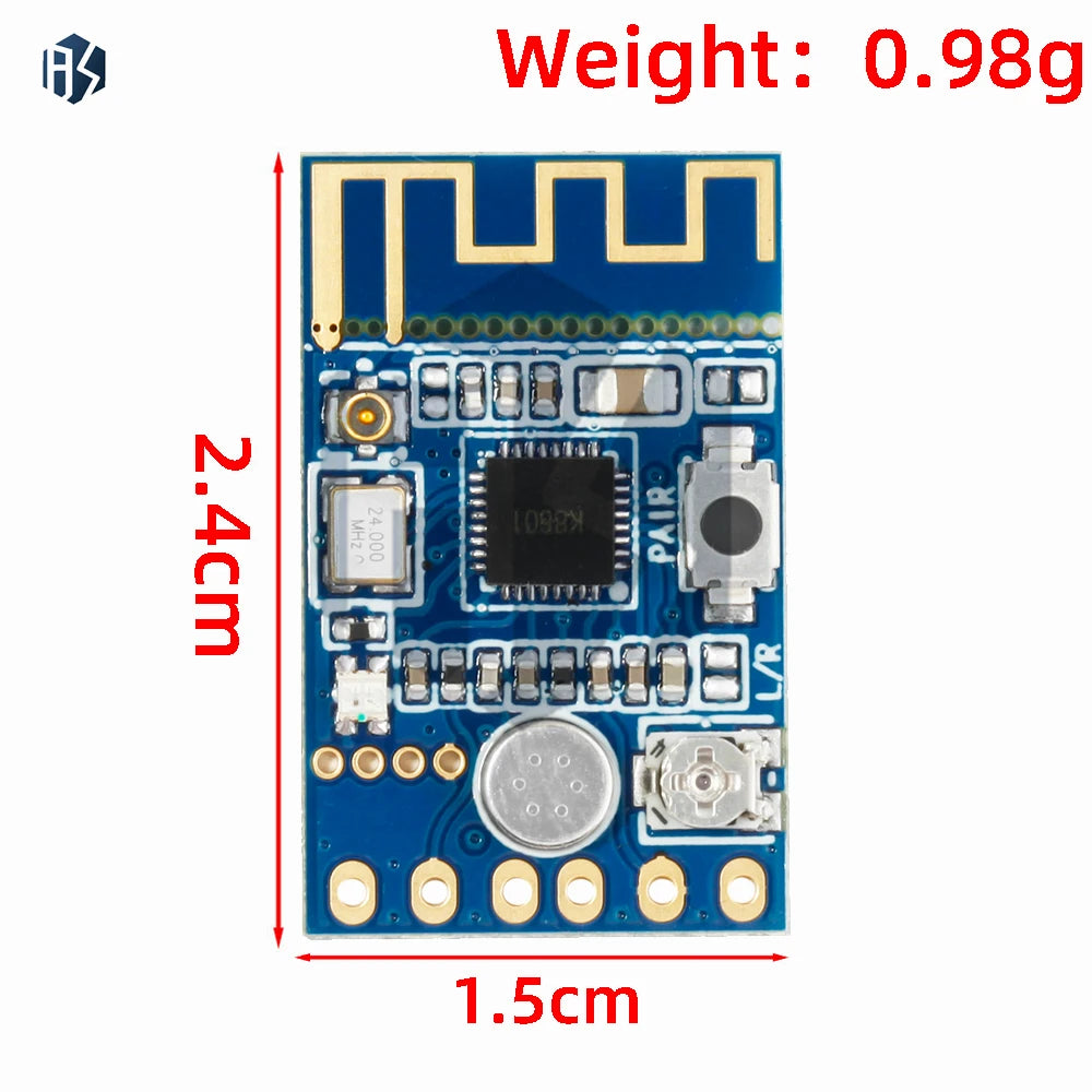 Wireless Audio Microphone Module 3 3V-5 0V Signal Transceiver DIY Zpaxo
