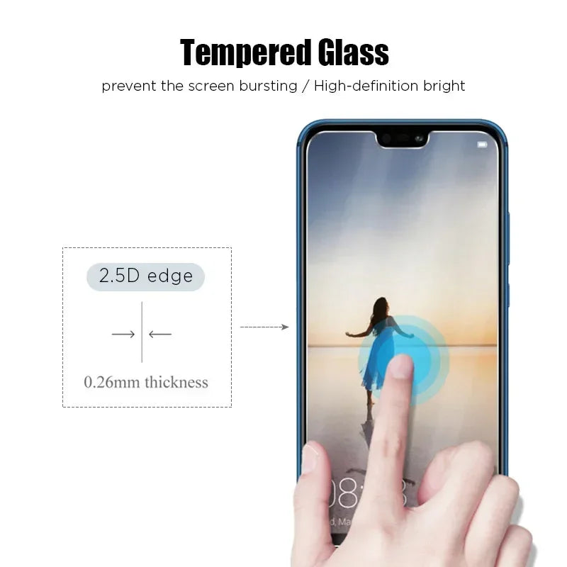 HD Tempered Glass Huawei P30 P40 P20 Mate 20 Lite Y6 Y7 P9 P10 P