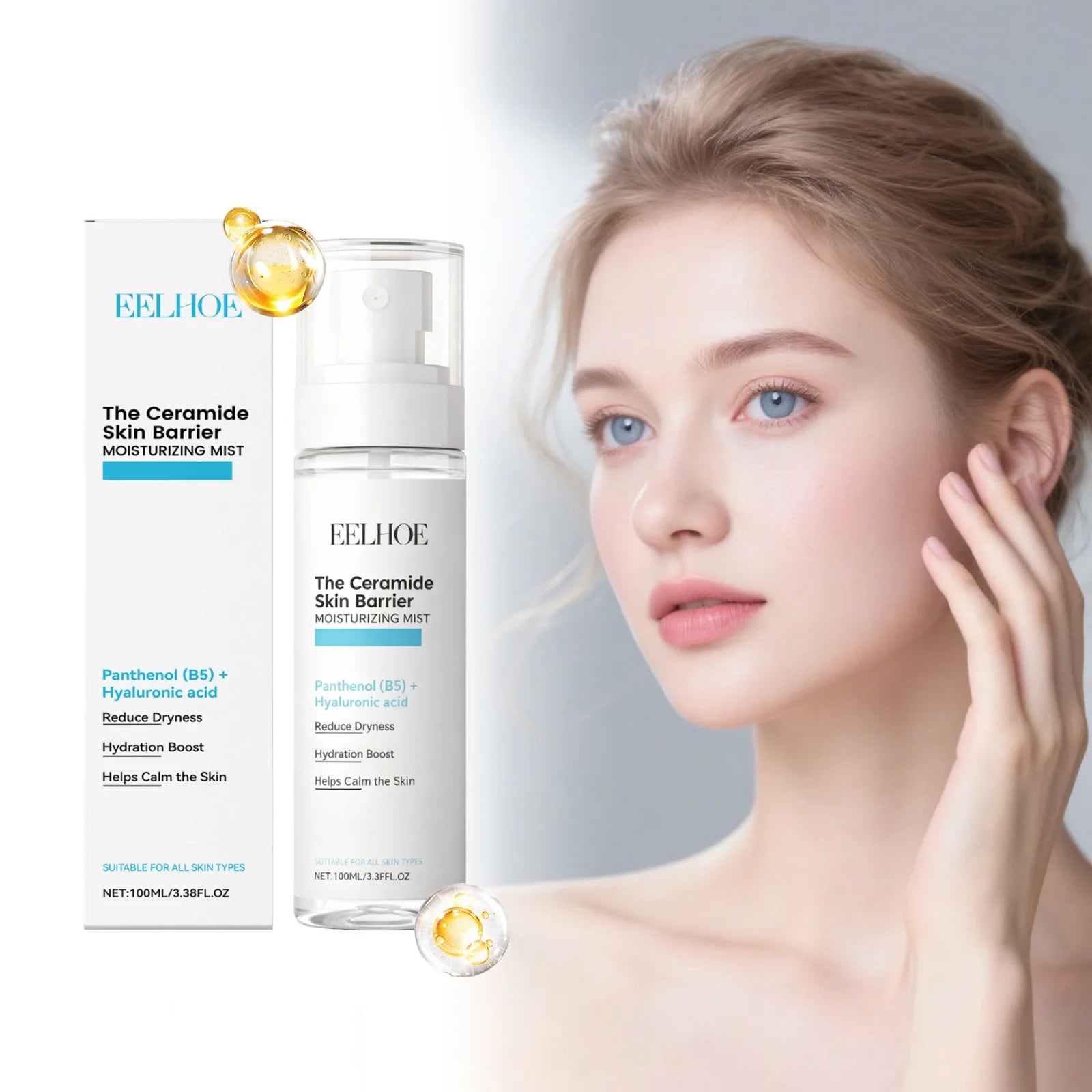 EELHOE Hyaluronic Acid Face Mist – Hydrating Toner Spray Hydrating Face Mist Zpaxo