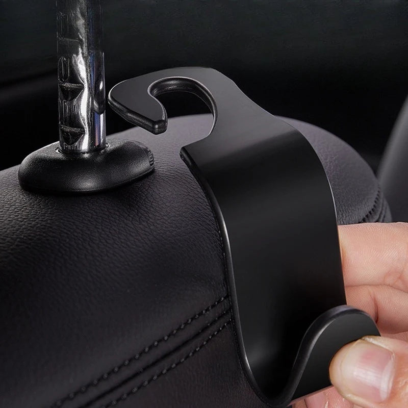 1 2 Hooks Bags Car Clips Front Seat Headrest Organizer Holder Auto