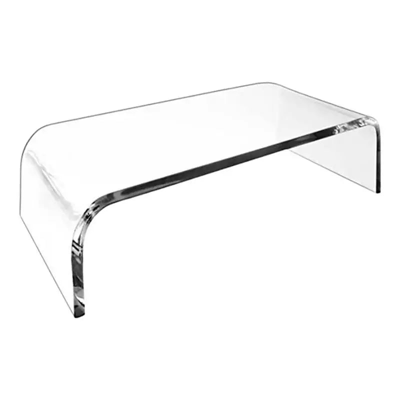 Acrylic Desktop Computer Monitor Stand Office Storage Notebook
