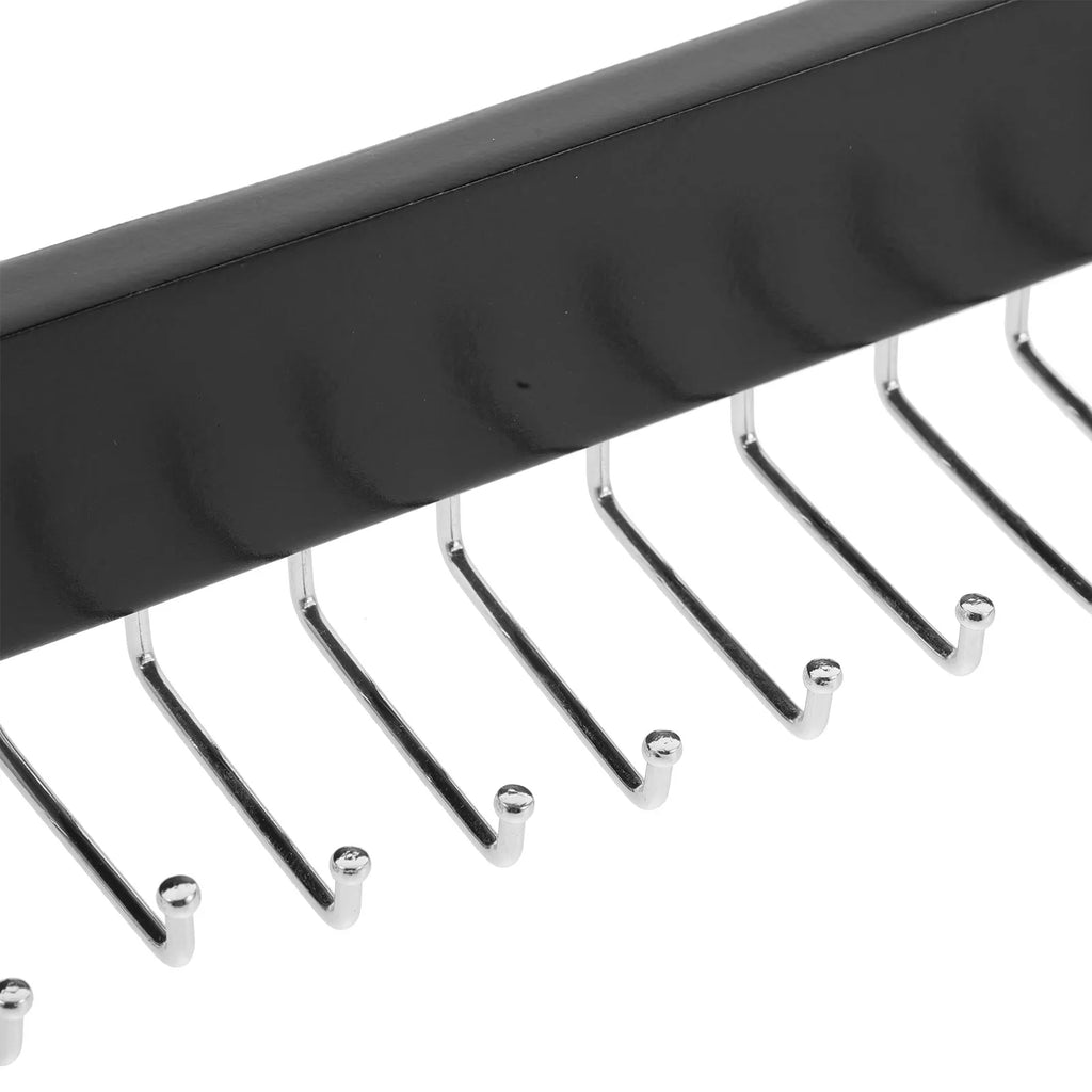 Belt Tie Hanger Wall Mounted Wooden Metal Rack Minimalist Elegant