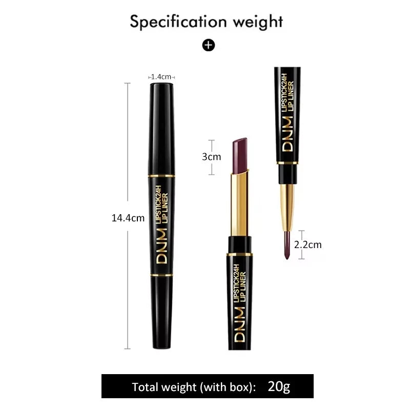 1 Non-stick Cup Long Lasting Lipstick Lip Liner Waterproof Matte Lips Zpaxo