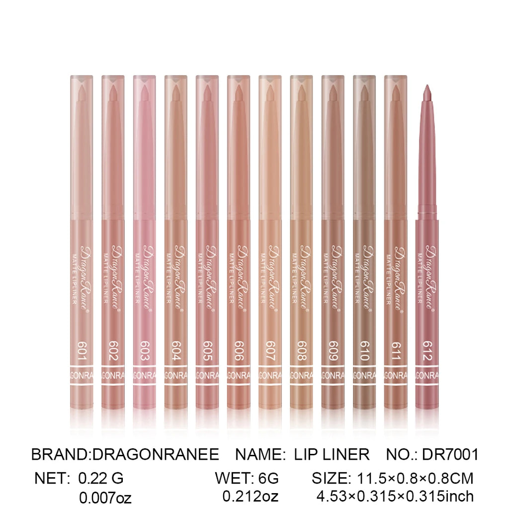 Lip Liner to Outline the Lip Shape, Beginner-Friendly, Natural and Delicate, Waterproof, Matte, Nude Color Lip Liner Zpaxo