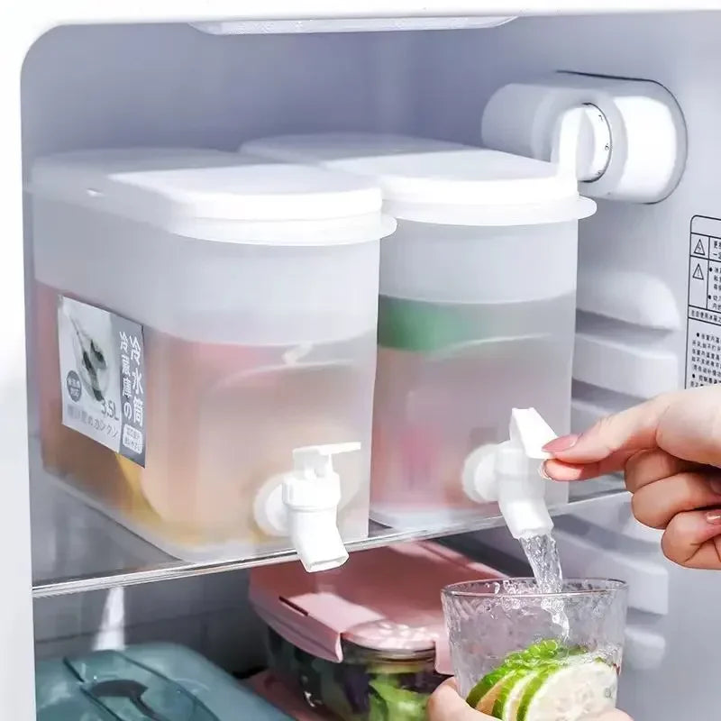 3.5L Cold Water Pitcher with Spigot – BPA-Free Fridge Dispenser