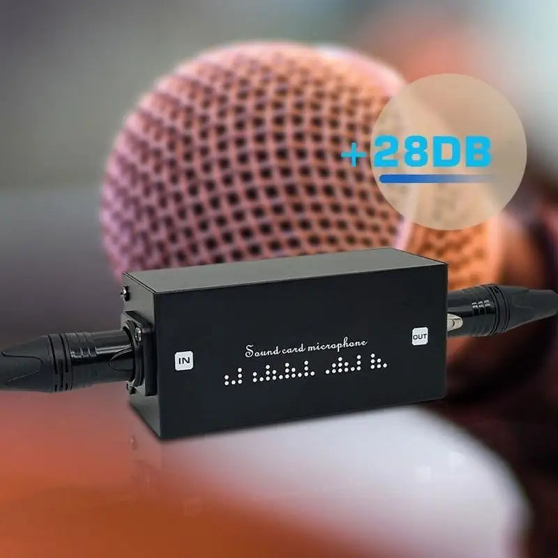 652F Dynamic Microphone Preamplifier Sound 28dB Perfect Studio Zpaxo