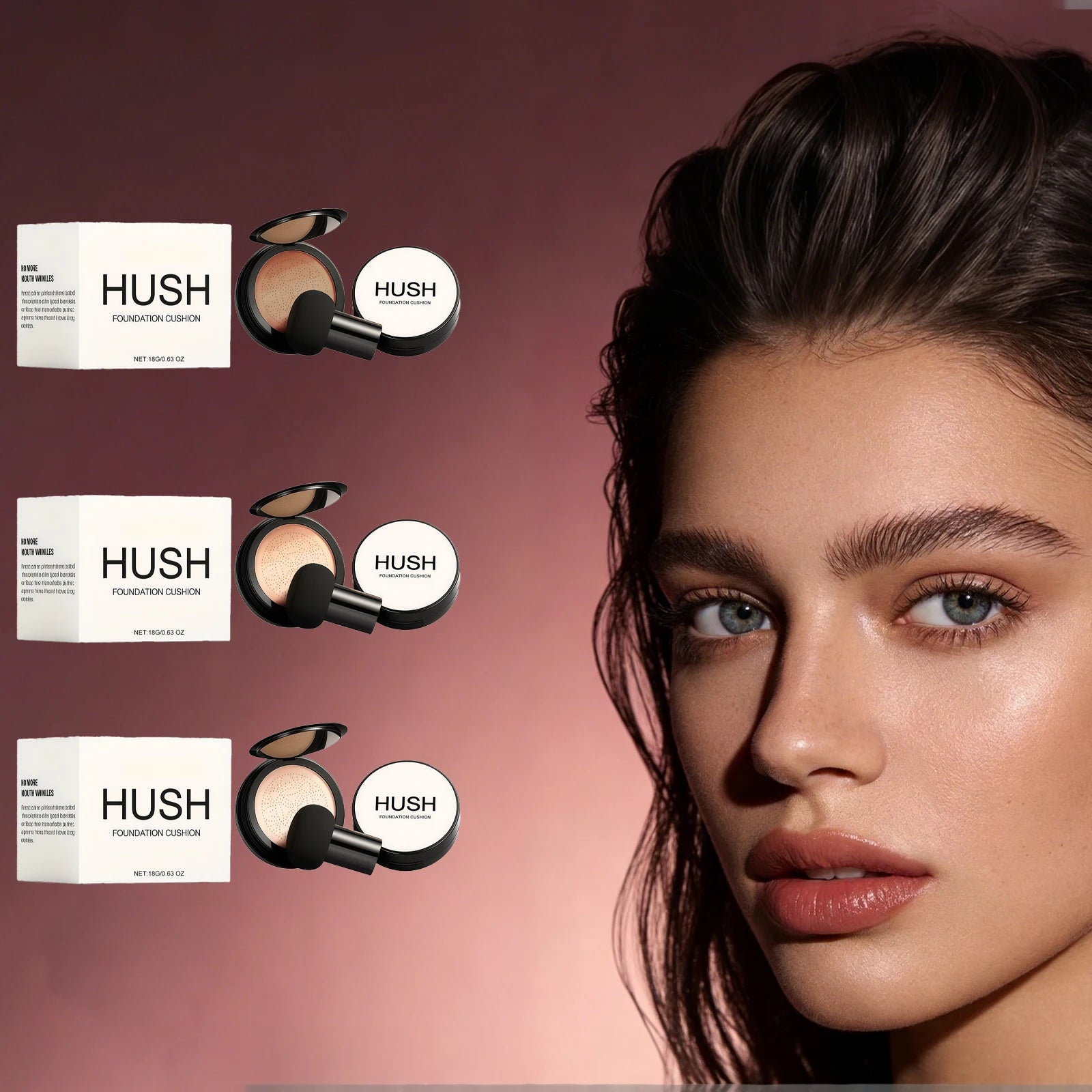 Cushion Foundation Concealer – Natural Coverage, Non-Caking Cushion Foundation Zpaxo