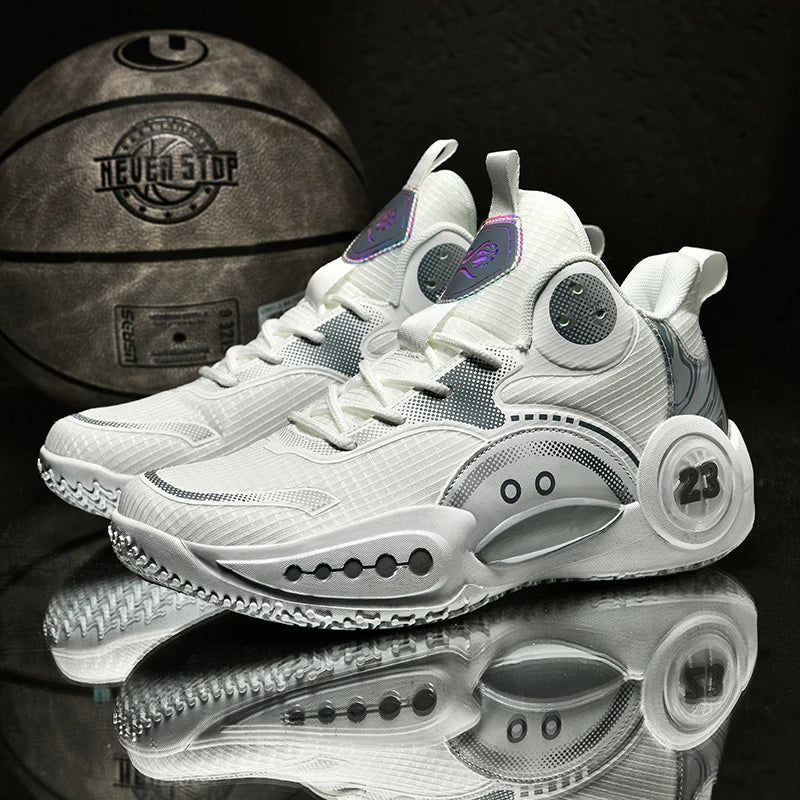Men's Basketball Shoes Breathable Cushioning Non-slip Wearable Runing Zpaxo 870 2 45