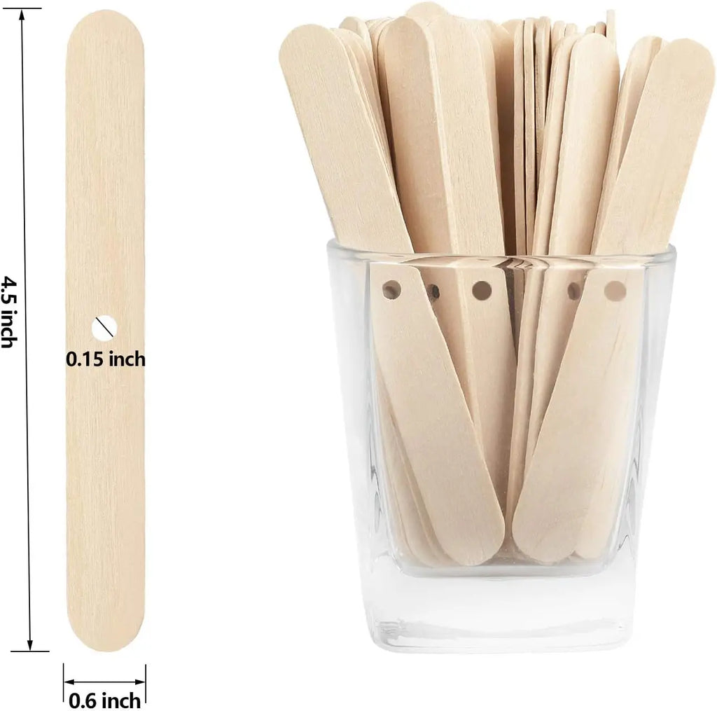 Wooden Candle Wick Holders – 30/50pc Wick Centering Tool Candle Making Tool Zpaxo 30pcs