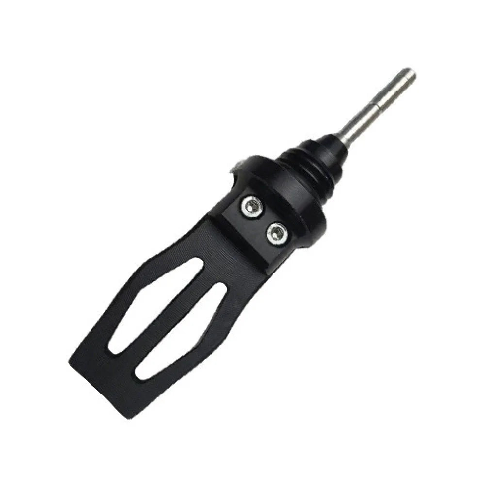 CNC Precision Motorcycle Engine Oil Dipstick Professional Universal Zpaxo Black