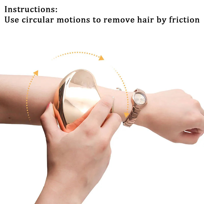 Hot Crystal Physical Hair Removal Eraser Glass Hair Remover Painless Epilator Easy Cleaning Reusable Body Care Depilation Tool Zpaxo