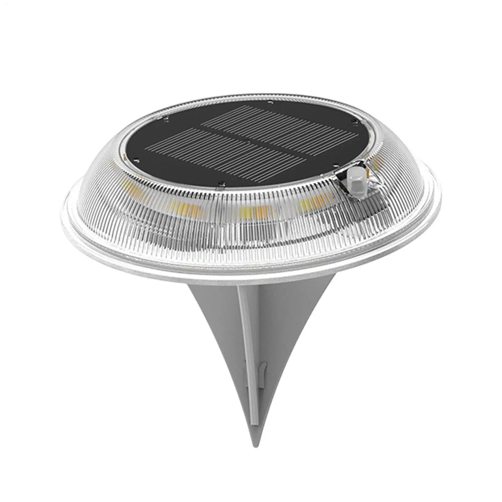 Solar Ground Lights Outdoor Waterproof Fully Transparent Lamp Pathway