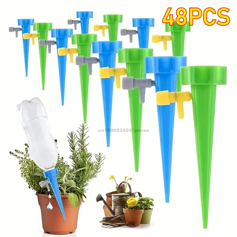 Automatic Drip Plants Irrigation Drip Irrigation Garden Watering System Garden Plant Self Watering Kits Insert Watering Devices Zpaxo