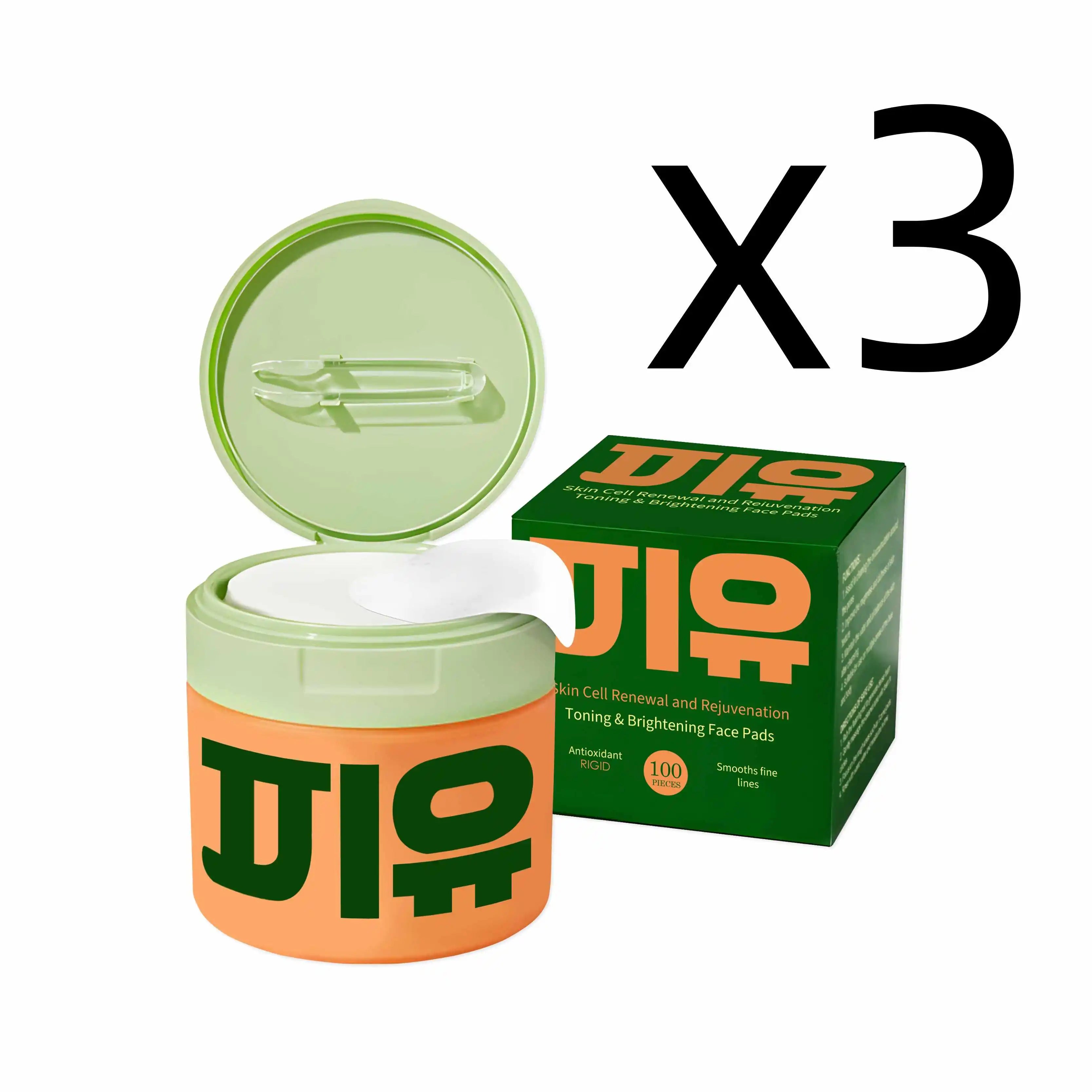 Centella Asiatica Moisturizing Facial Pads 100 Pcs – Brighten Facial Skincare Pads Zpaxo 3x100PCS 100PCS