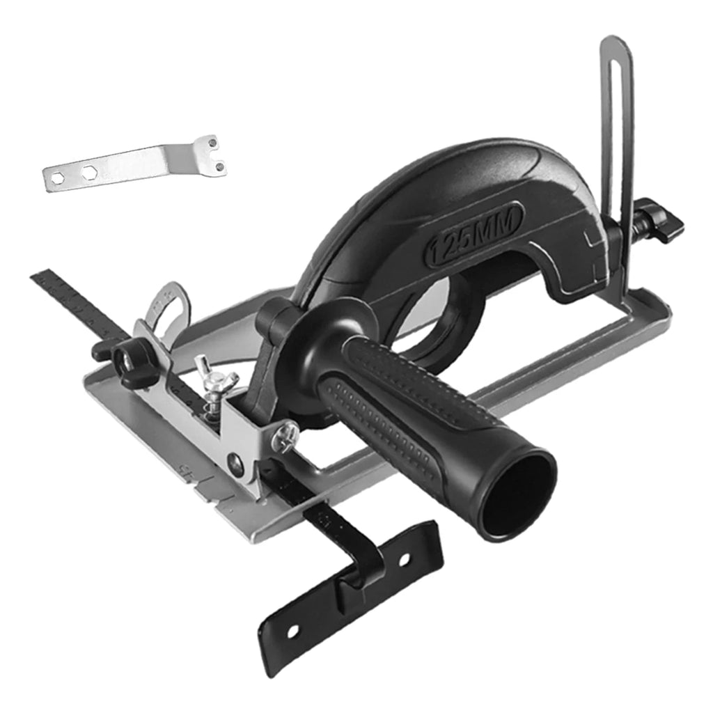 45°Adjustable Angle Grinder Holder Cutting Machine Slotting Bracket for 100 125 Grinder Cutting Machine Stands Angle Mill Tool Zpaxo Base bracket