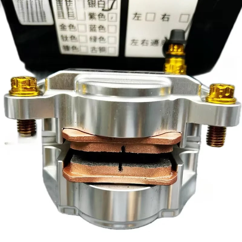 4-Piston CNC Disc Brake Caliper – Electric Motorcycle Upgrade