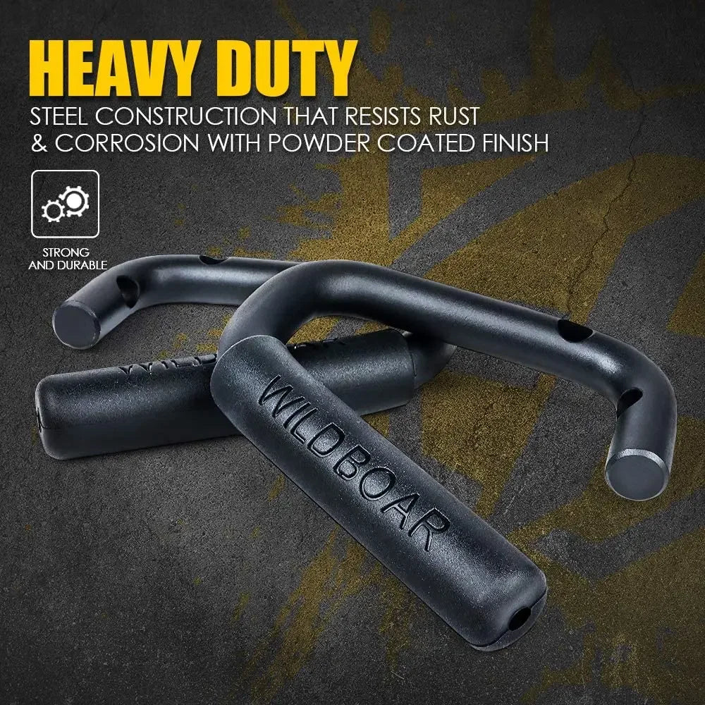 Front Grab Handles for 2007–2018 Jeep Wrangler JK JKU – Black Steel