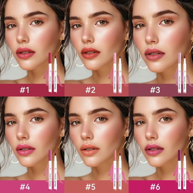 Waterproof Matte Lipliner Pencil Red Contour Tint Lipstick