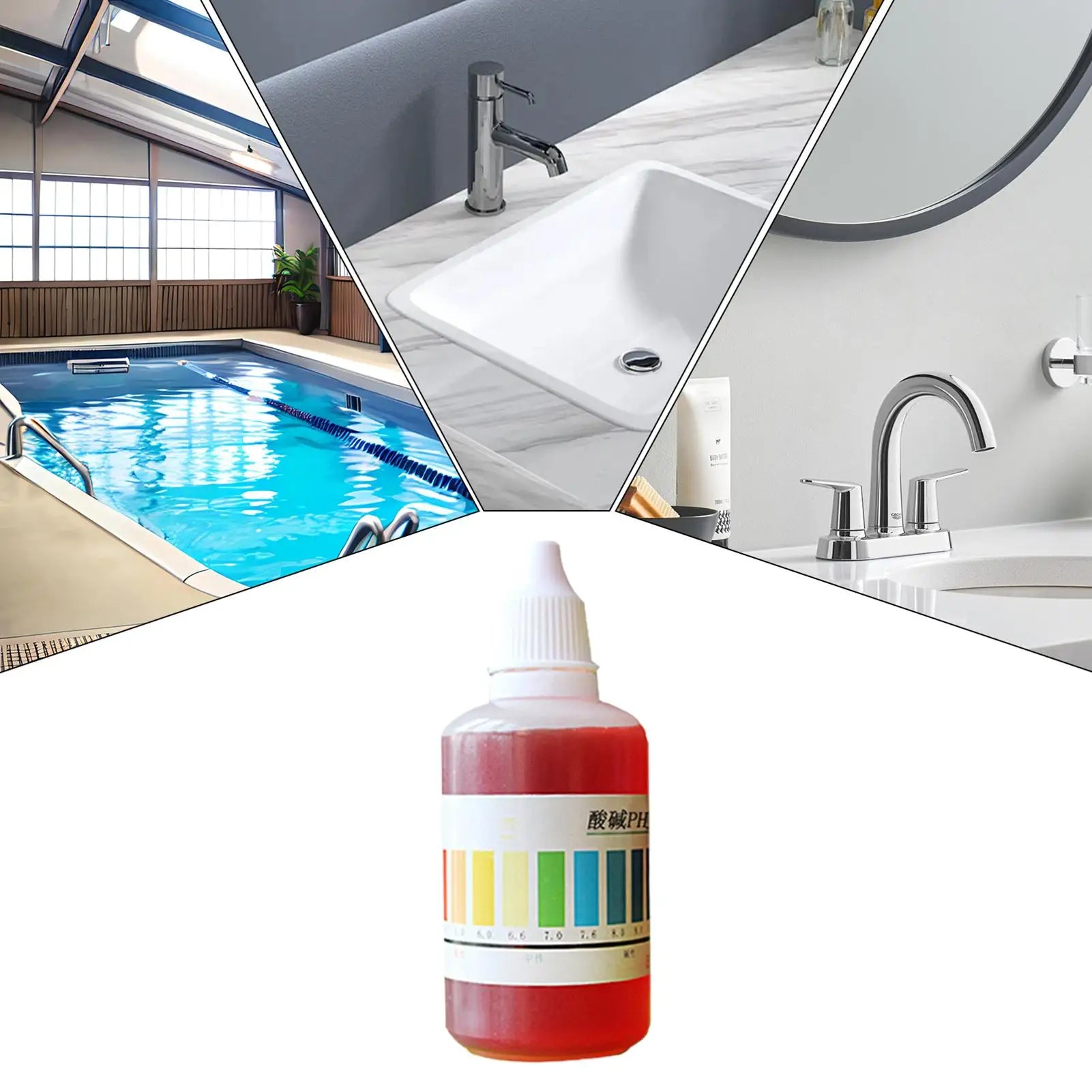 Ph Test Drop Accurate Water Tester Aquarium Freshwater Swimming Pool