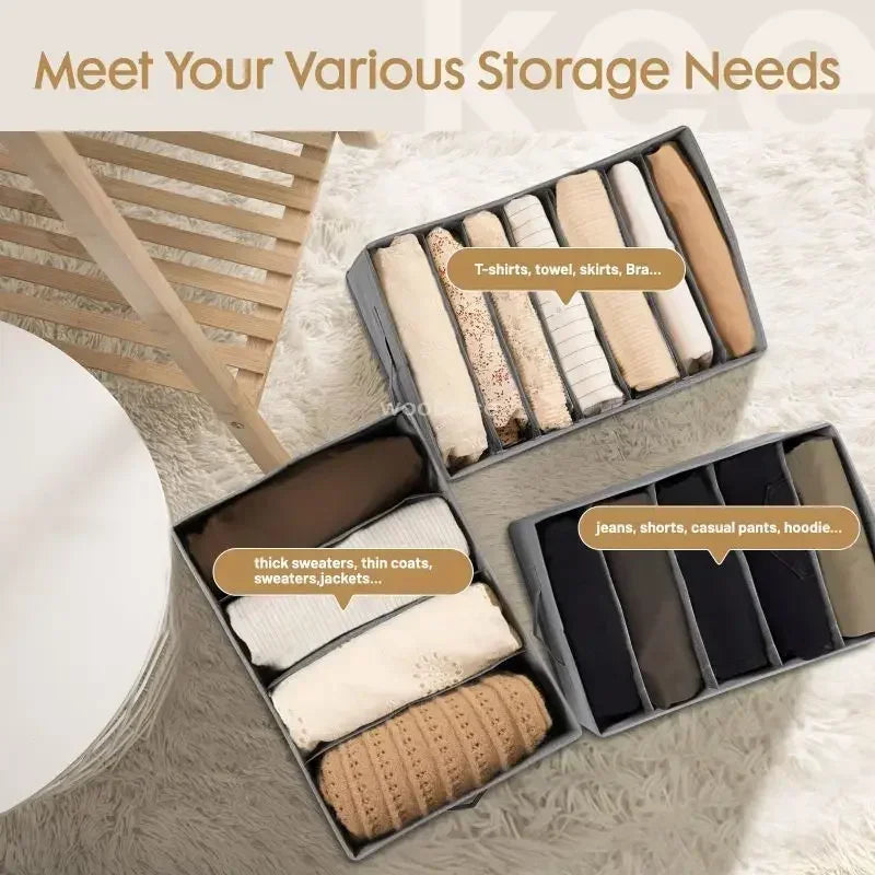 Bra and Underwear Organizer Wardrobe Organizer Clothes Closet Divider Organizer for Storing Socks Underwear Ties Belt Zpaxo