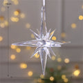 3D Crystal Snowflake Christmas Tree Hanging Ornaments 2025