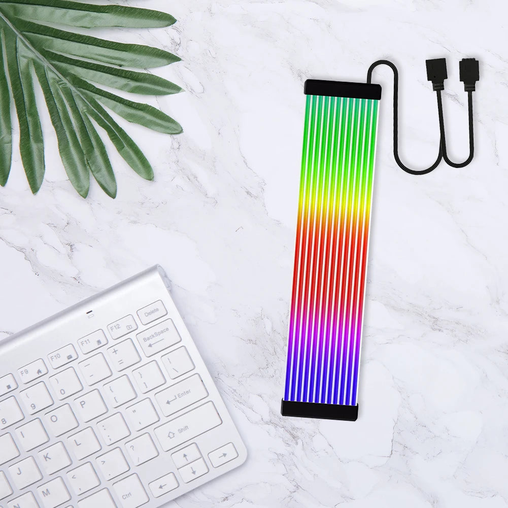 5V 3Pin RGB LED Light Strip Bar 8/24PIN Motherboard Power Extension Cable PC RGB GPU Cable for Computer Power Supply Zpaxo