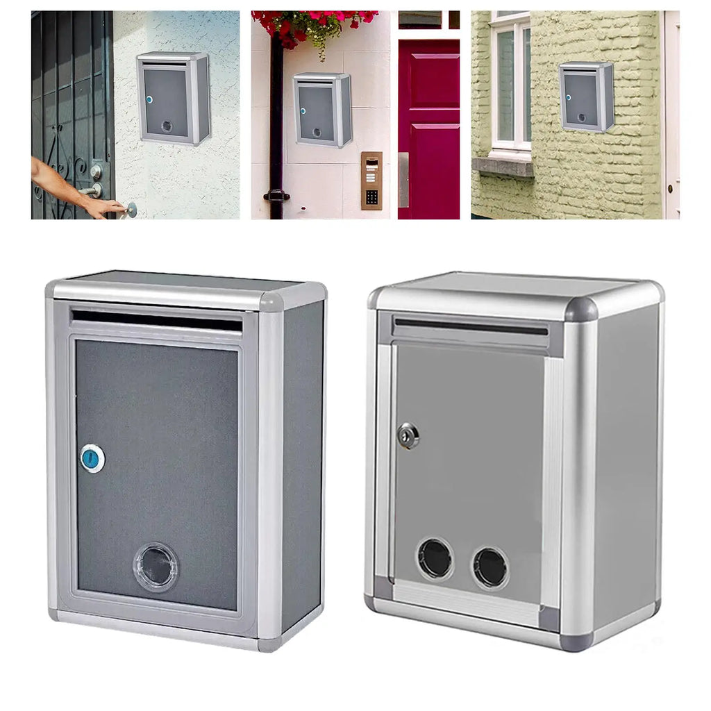 Rustproof Metal Mailbox Key Wall Mounted Drop Box Custom Blank Design Zpaxo