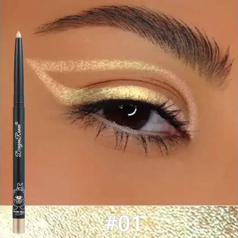 Chameleon Eyeliner Gel Pen Waterproof Shiny Chrome Eye Shadow Liner Zpaxo 01