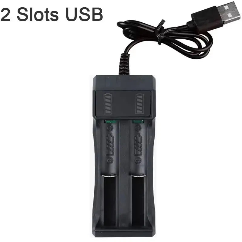 18650 Battery Charger – 1/2/4 Slot Smart Lithium Charger