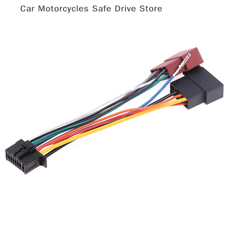 CMCar CD Tail Line Stereo Radio Player ISO Wiring Harness Connector