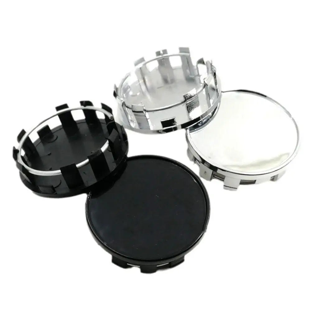 4Pcs Universal Wheel Center Caps Dust-proof Outer 54MM Rim Hub Caps Inner 50MM ABS Wheel Badge Covers Auto Accessories Zpaxo