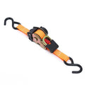 Strong Automatic Lashing Belt Wear-resistant Thickening Self Retractable Ratchet Strap Double Hooks Tension Rope Ratchet Straps Zpaxo Orange
