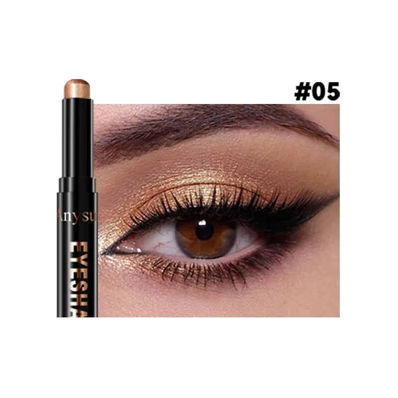Pearl Metallic Eyeshadow Stick Sparkle Highlight One-swipe Lazy Eye
