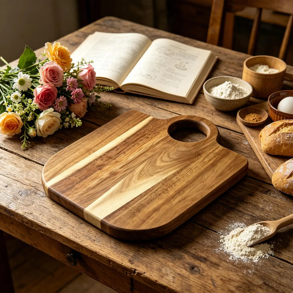 Wooden Cutting Board Non-slip Decorative Bag Shape Large Boards Home