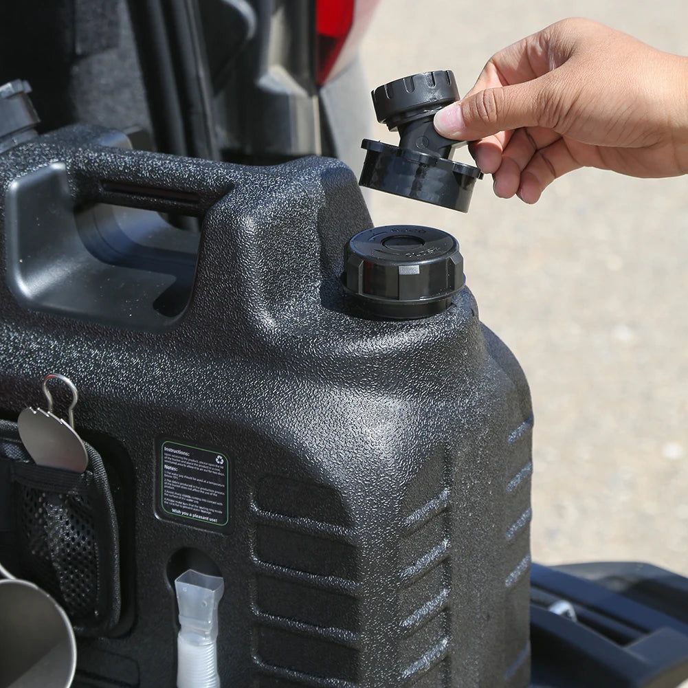 Emergency Water Bucket Spigot Portable Container Leakproof Pump