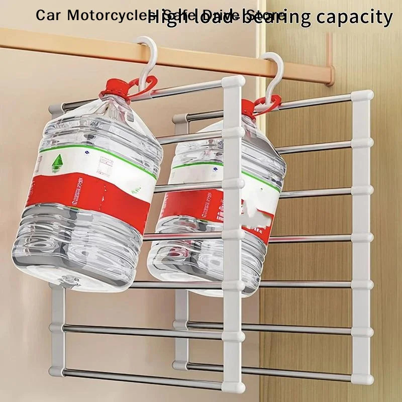 CMFoldable Multi-tier Trouser Rack Wardrobe Storage Organizer Space
