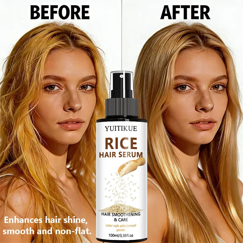 YUITIKUE Rice Water Hair Serum Spray – Shine & Strengthen Hair Serum Spray Zpaxo