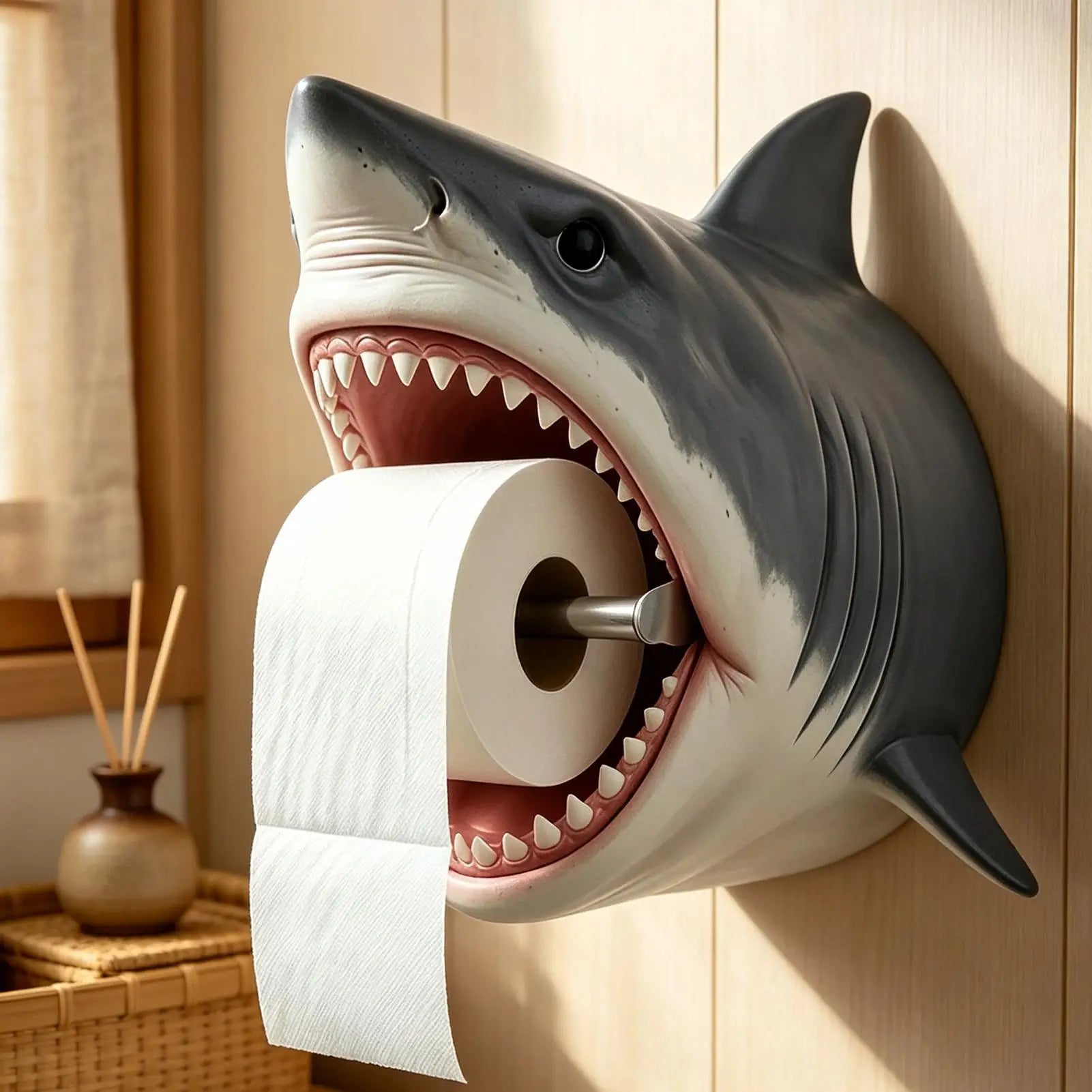 Animal Toilet Paper Holder Bathroom Tissue Roll Organizer Sea Beach